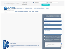 Tablet Screenshot of medifil.eu